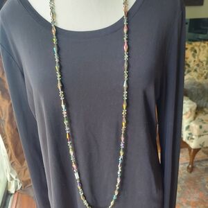 Elegant Multicolor Beaded Necklace
